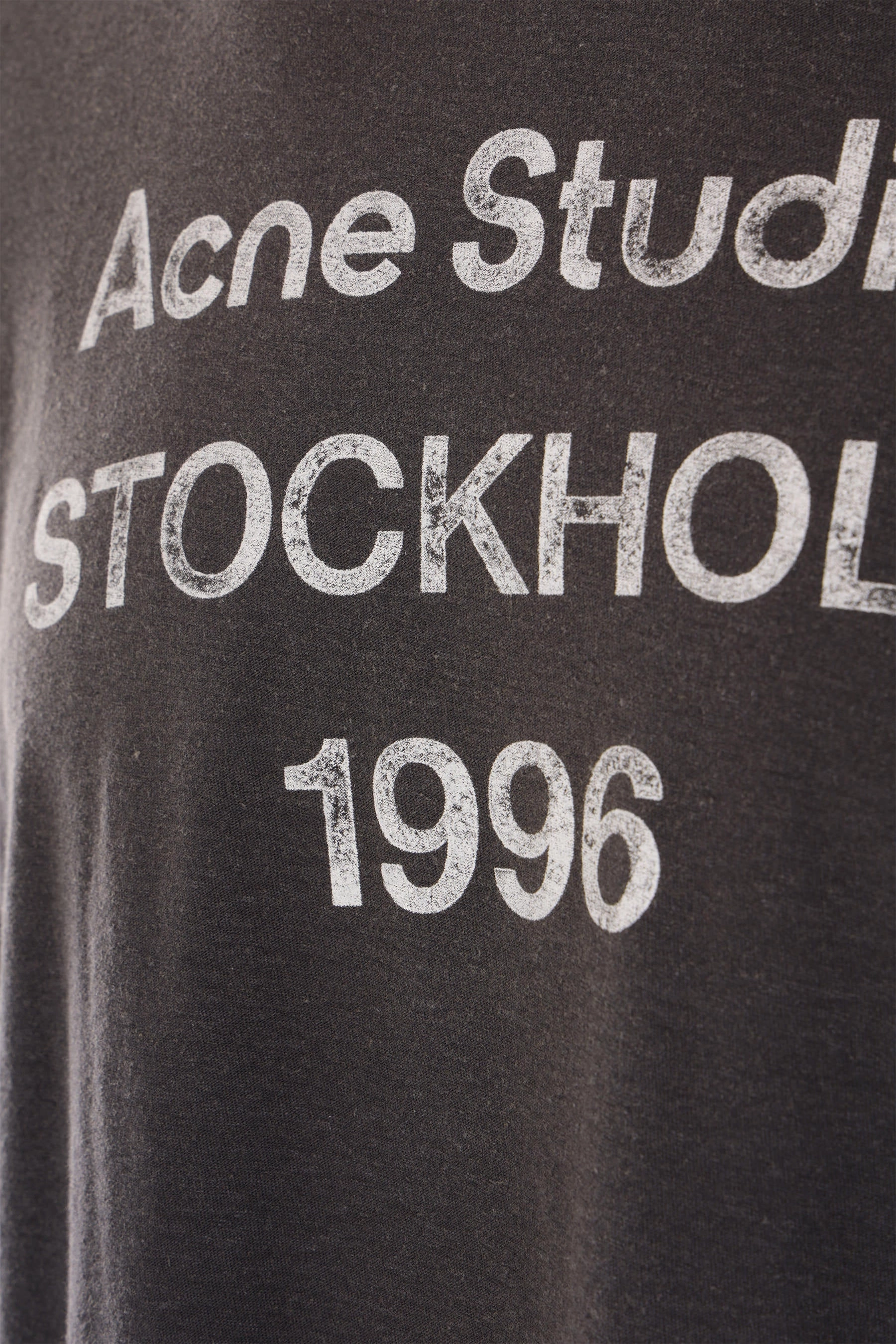 Acne Studios 1996 print cotton and hemp t-shirt