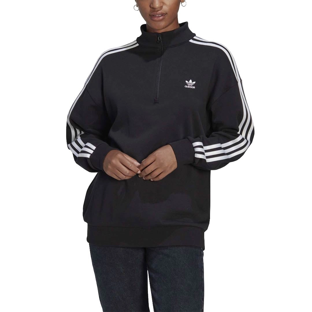 adidas - Women's Adicolor Trefoil 1/4 Zip Sweatshirt (II6087)