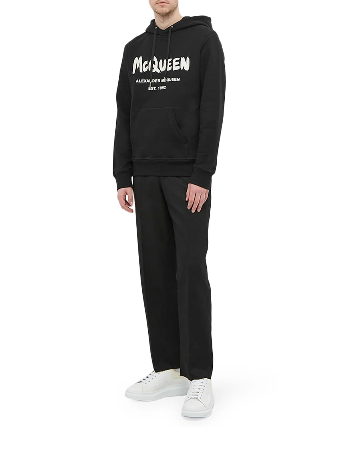 Alexander McQueen Graffiti Logo Hoodie