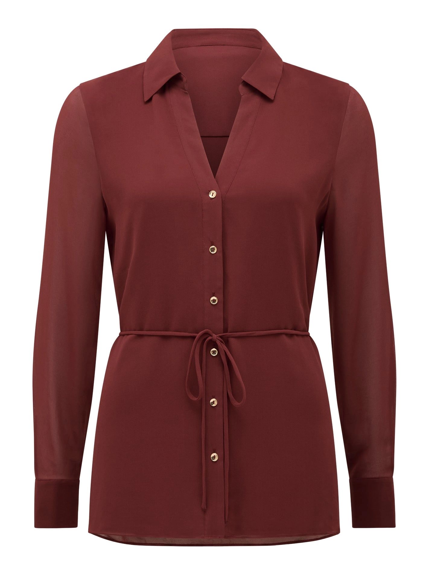 Allegra Tie Belt Shirt
