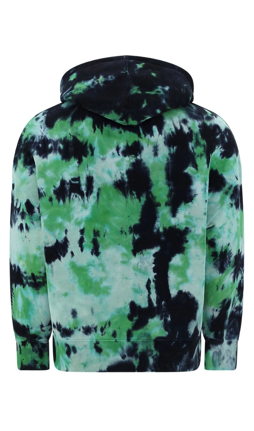 AMI Tie Dye Drawstring Hoodie
