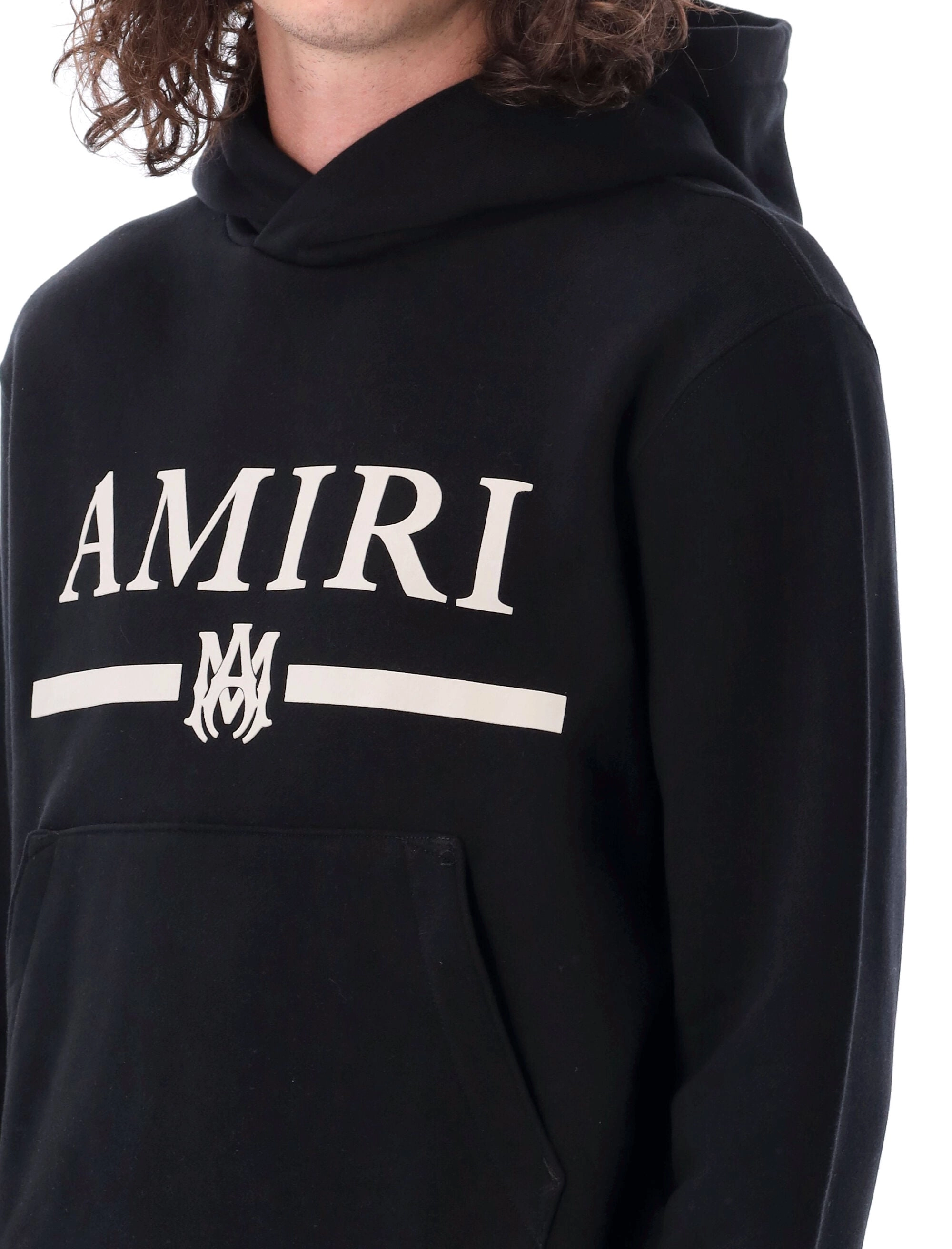 Amiri Logo-Printed Straight-Hem Hoodie