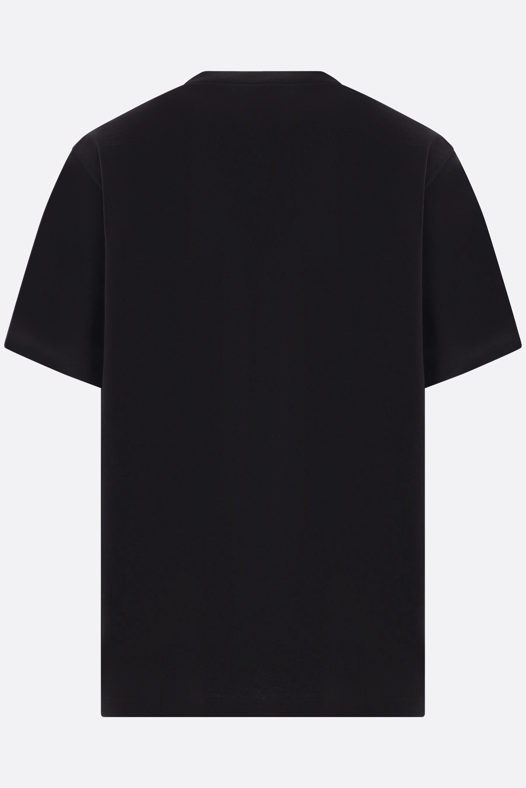 Anchor logo embroidered cotton t-shirt