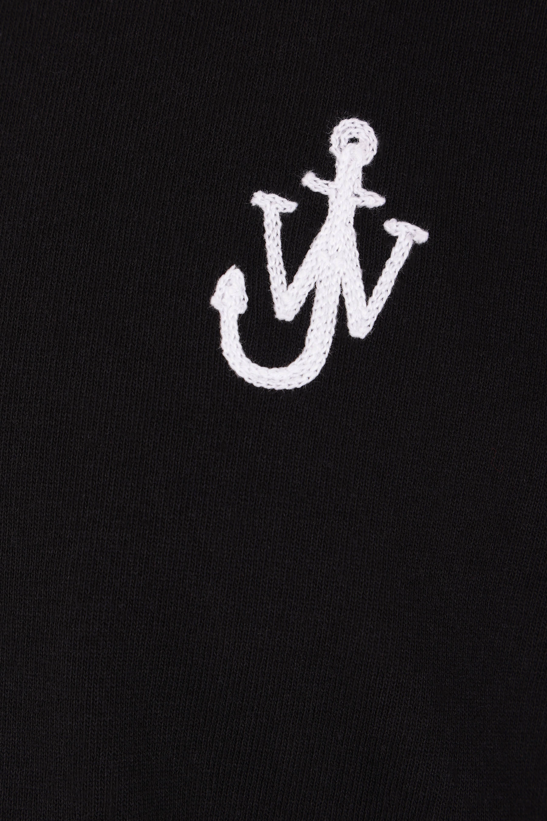 Anchor logo embroidered cotton t-shirt