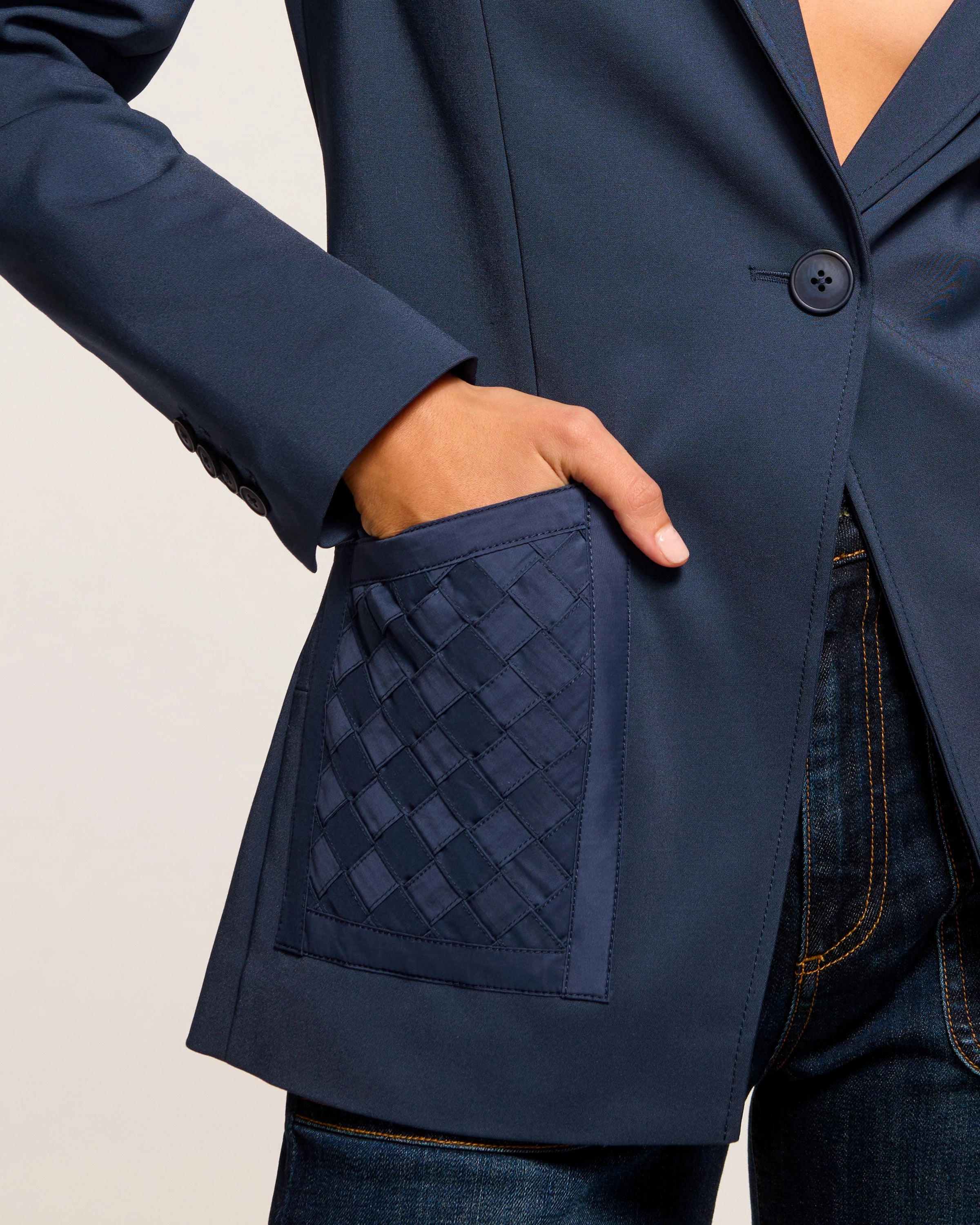 Andrenetta Cotton Blazer