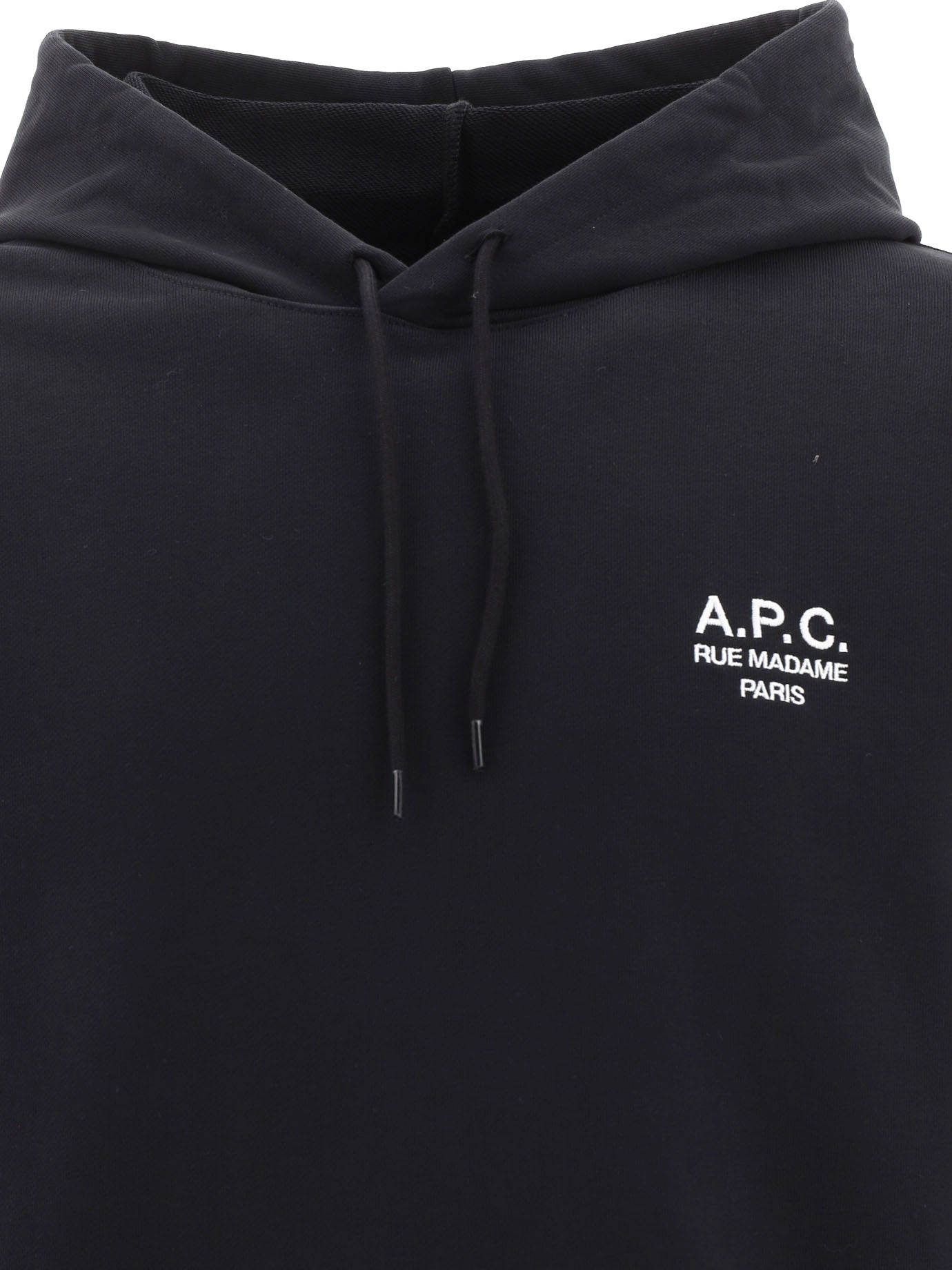 A.P.C. Logo Printed Drawstring Hoodie