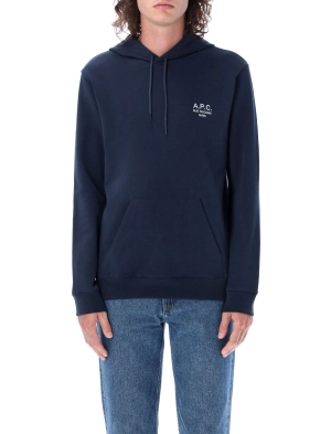 A.P.C. Marvin Logo Embroidered Drawstring Hoodie