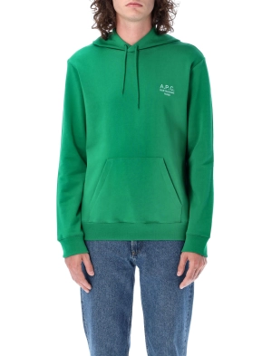 A.P.C. Marvin Logo Embroidered Drawstring Hoodie
