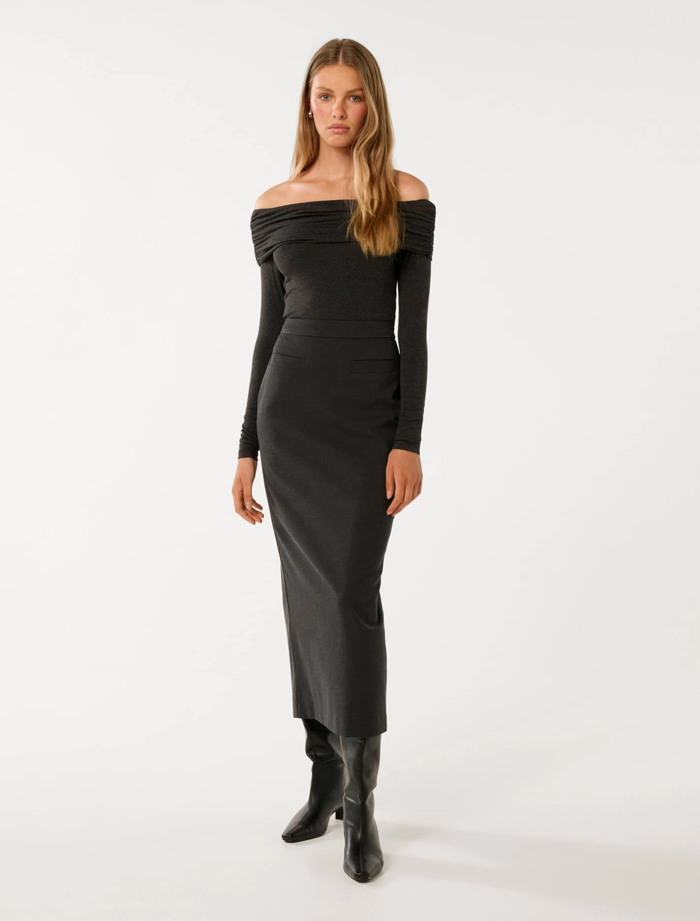 Aspen Tailored Midaxi Skirt