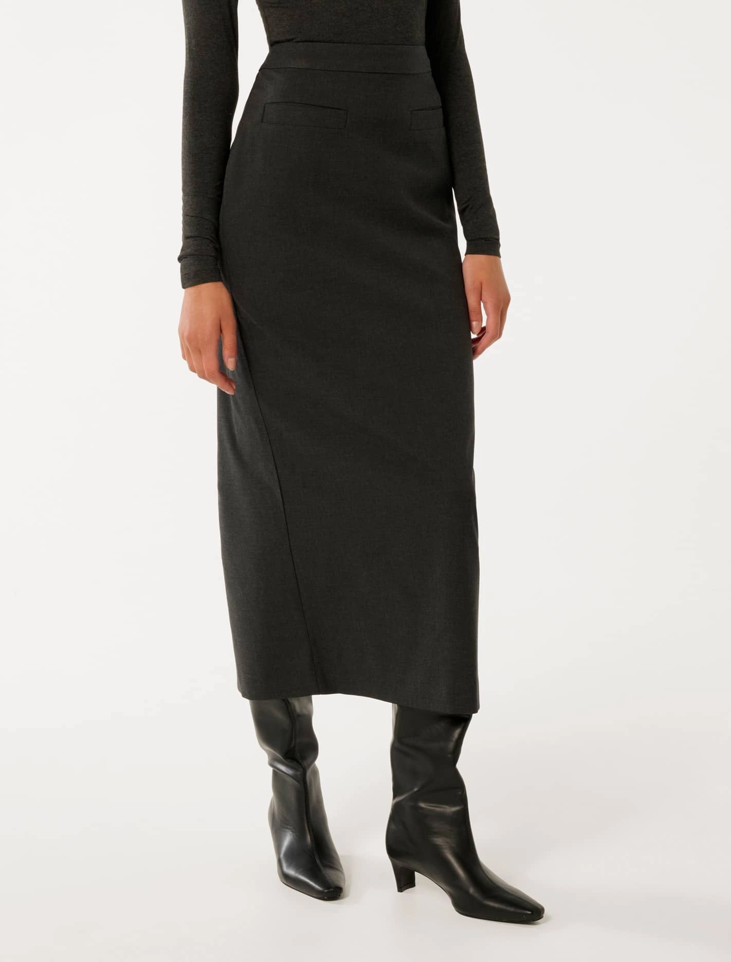 Aspen Tailored Midaxi Skirt