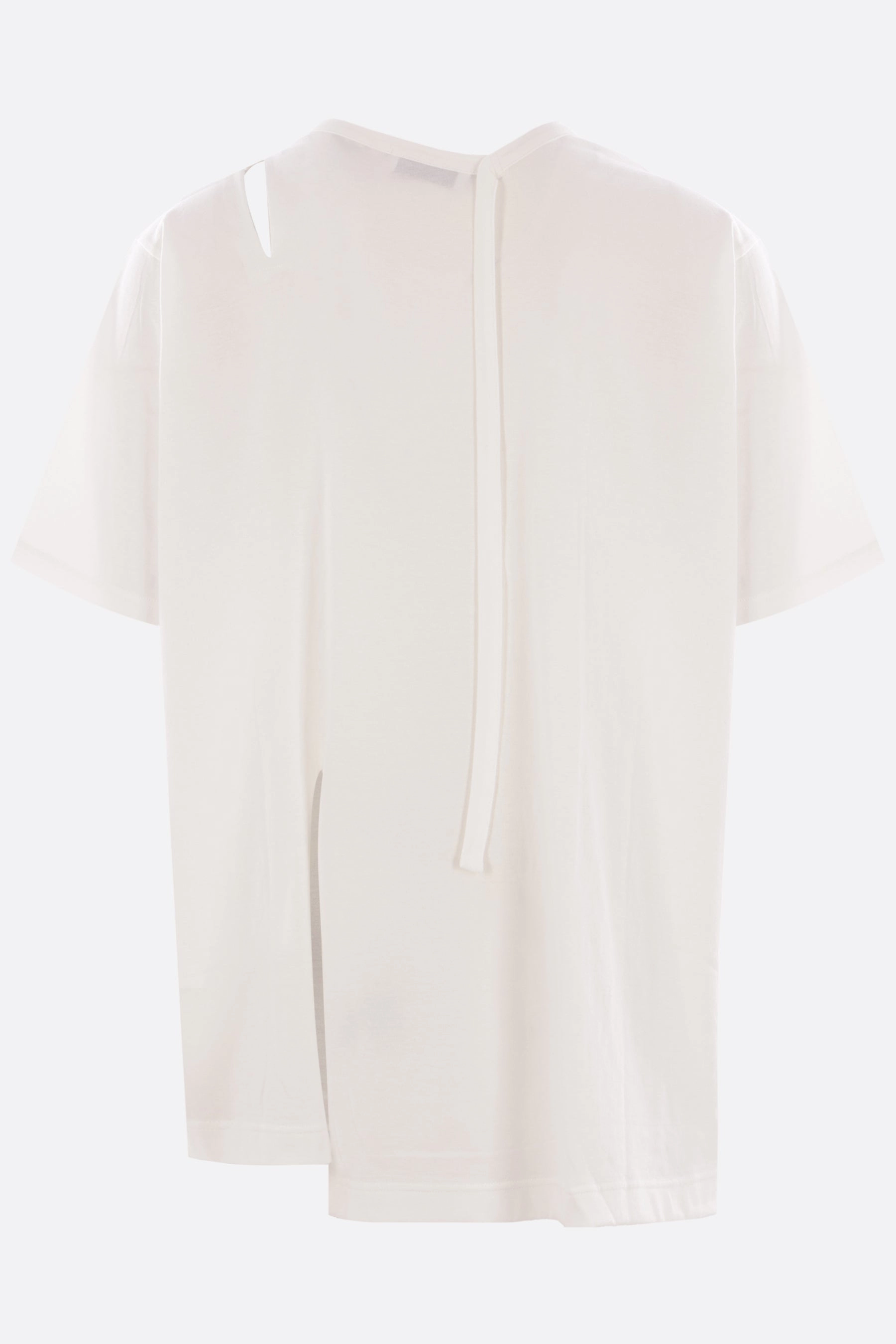 asymmetric t-shirt in cotton