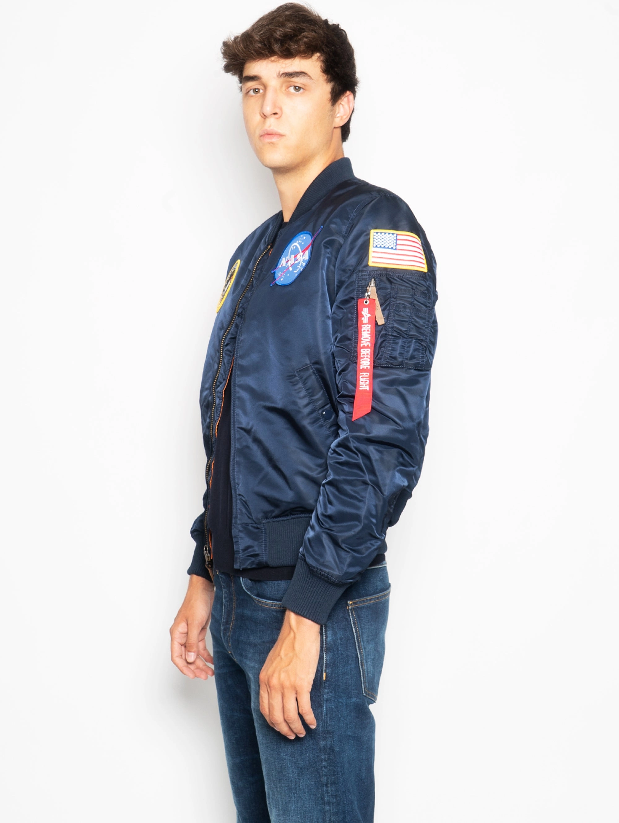 Aviator Bomber MA-1 VF 59 NASA Blue