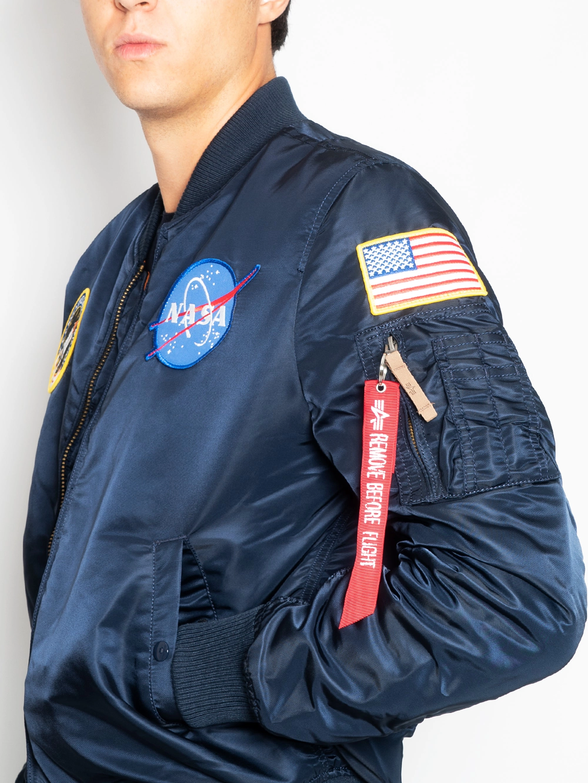 Aviator Bomber MA-1 VF 59 NASA Blue