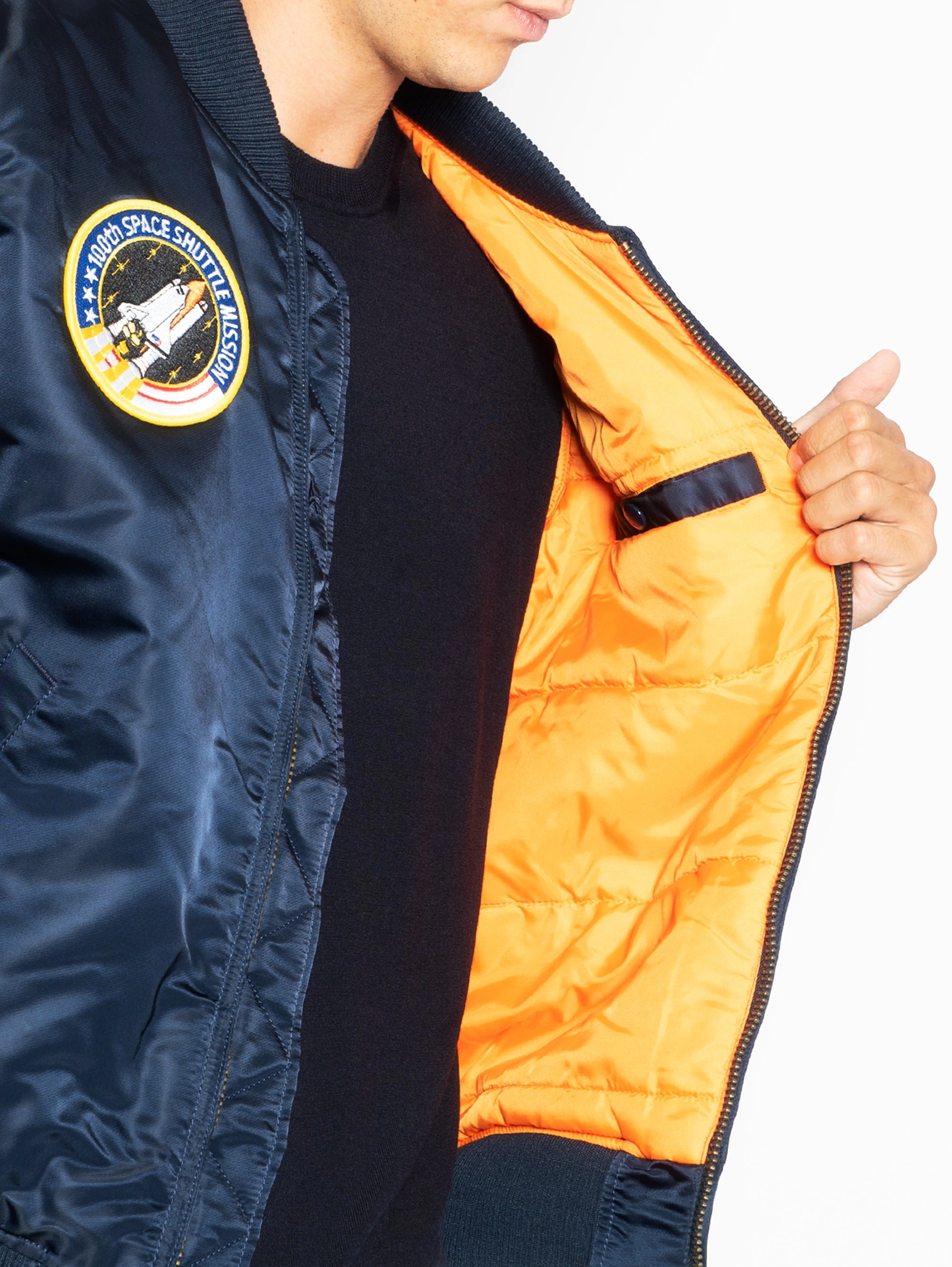 Aviator Bomber MA-1 VF 59 NASA Blue