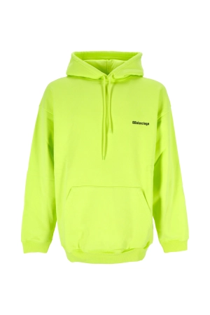 Balenciaga BB Logo Detailed Drawstring Hoodie
