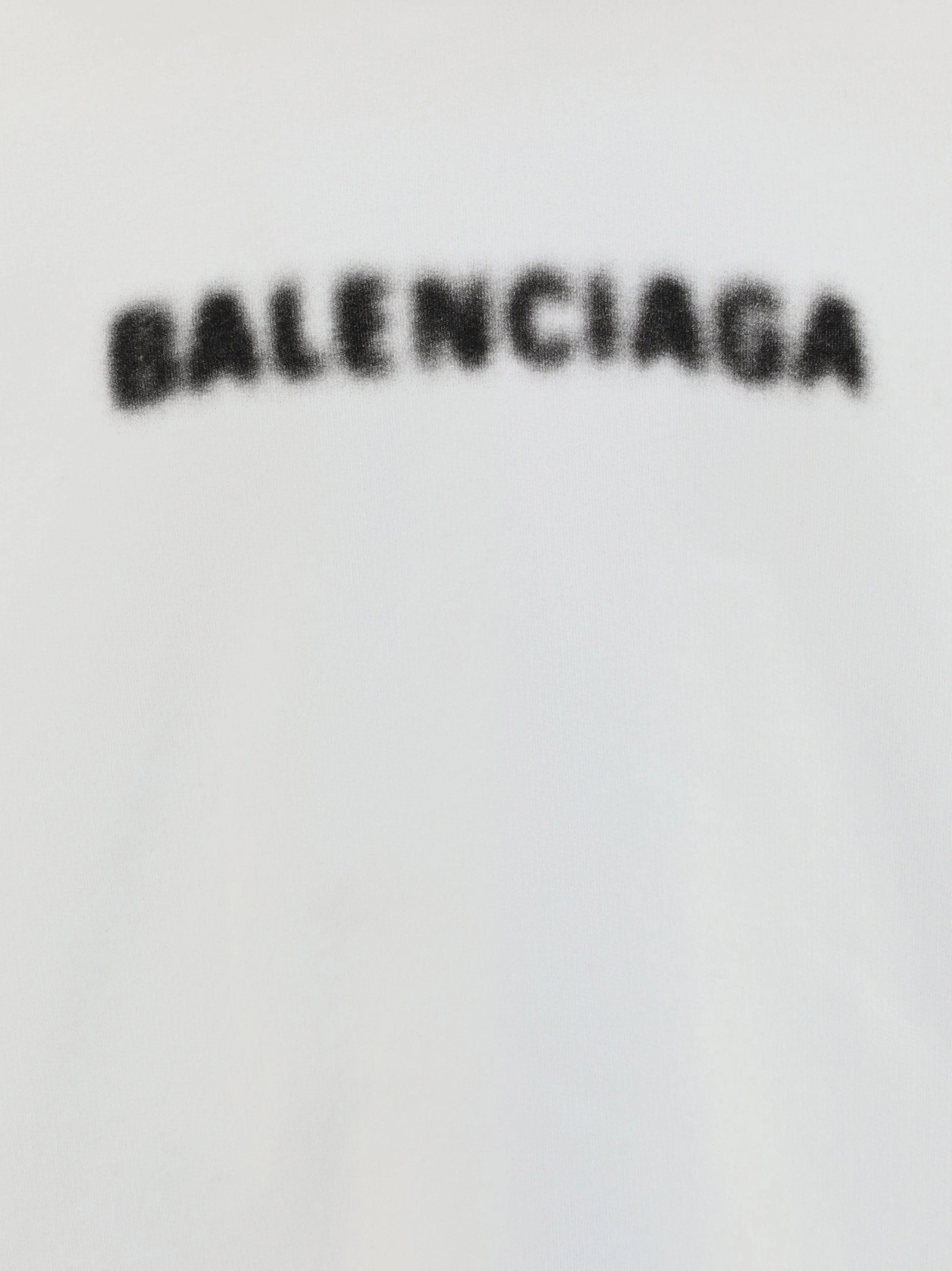 Balenciaga Blurry Logo Print Hoodie