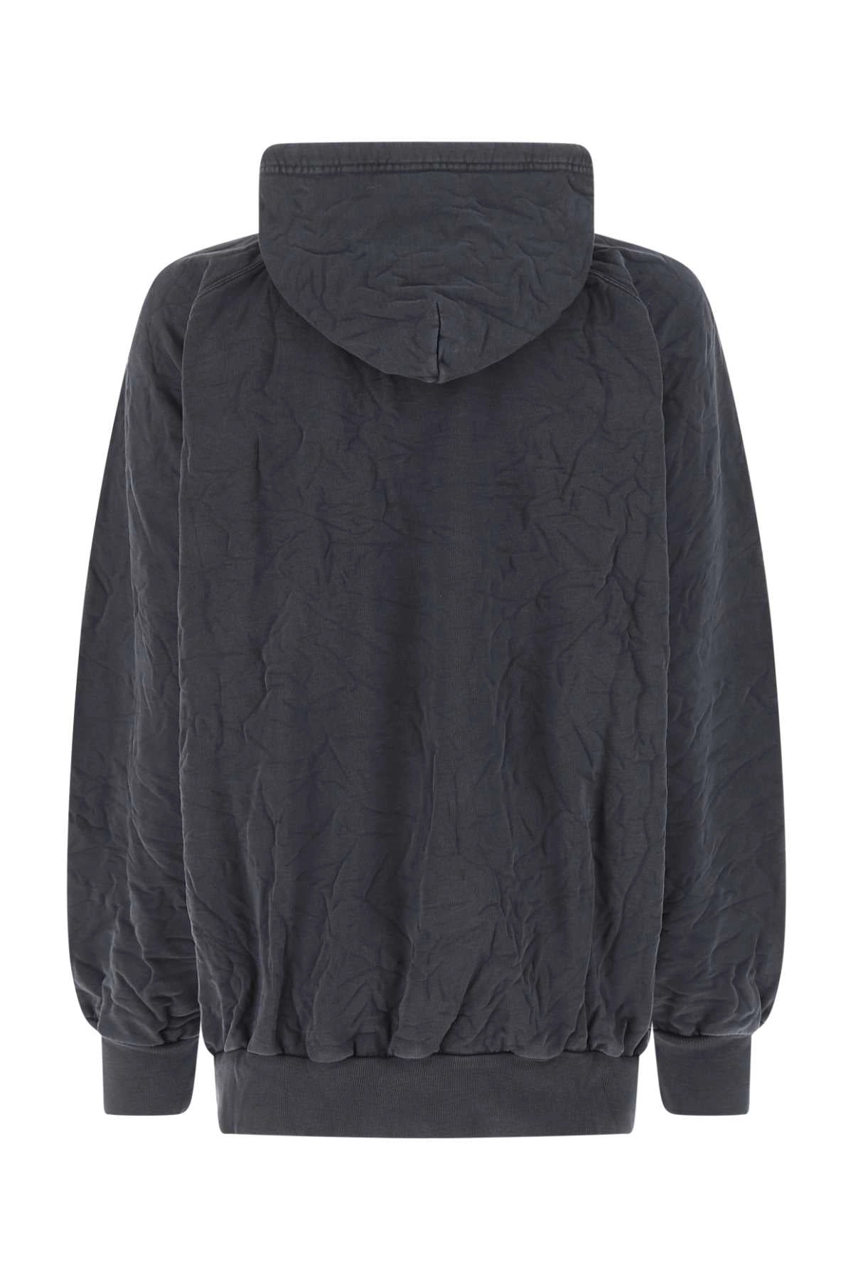 Balenciaga Logo Printed Drawstring Hoodie