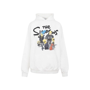 Balenciaga The Simpsons Artwork Printed Hoodie