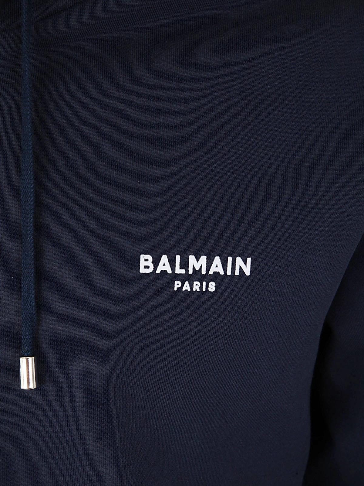 Balmain Logo Printed Zipped Hoodie