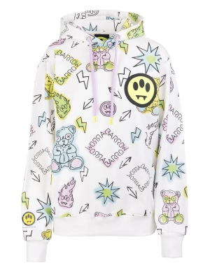 Barrow Allover Printed Drawstring Hoodie