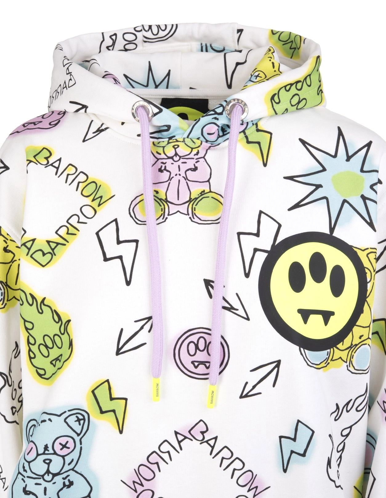 Barrow Allover Printed Drawstring Hoodie