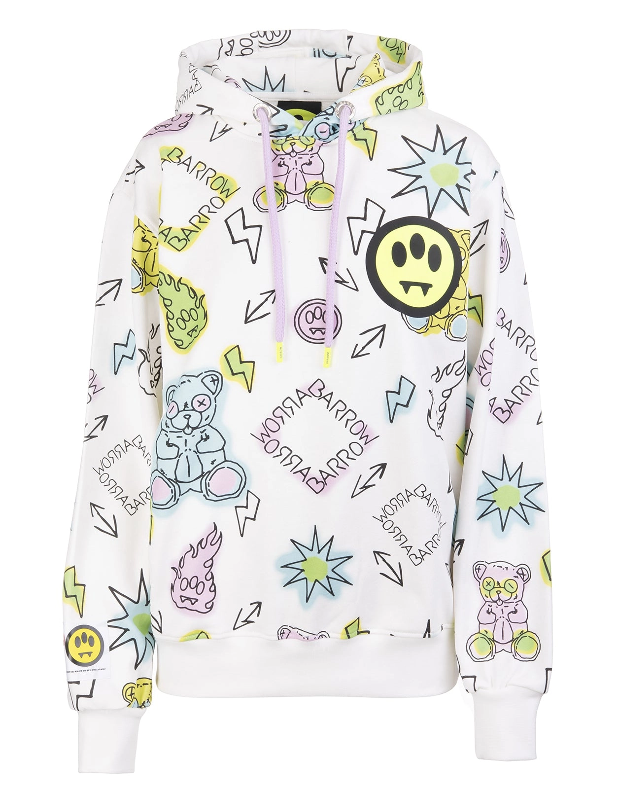 Barrow Allover Printed Drawstring Hoodie