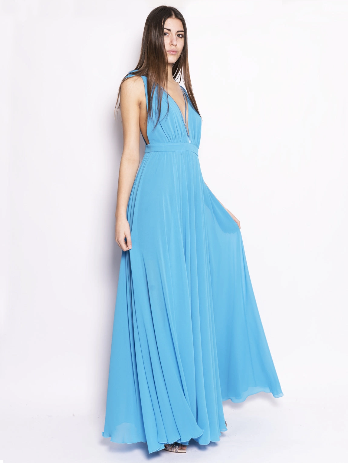 Belinda light blue dress