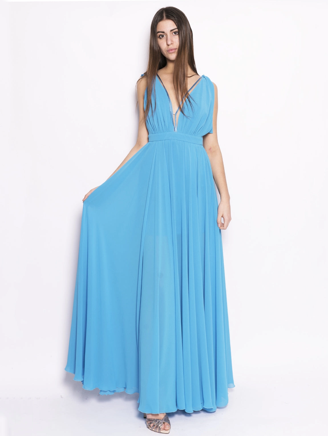 Belinda light blue dress