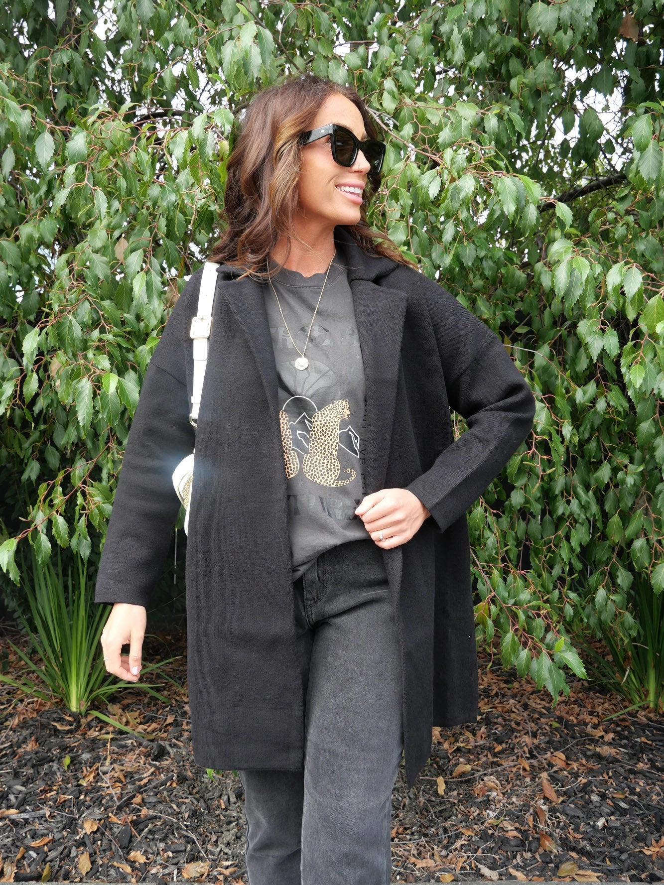 Betty Basics Bristol Coatigan Black
