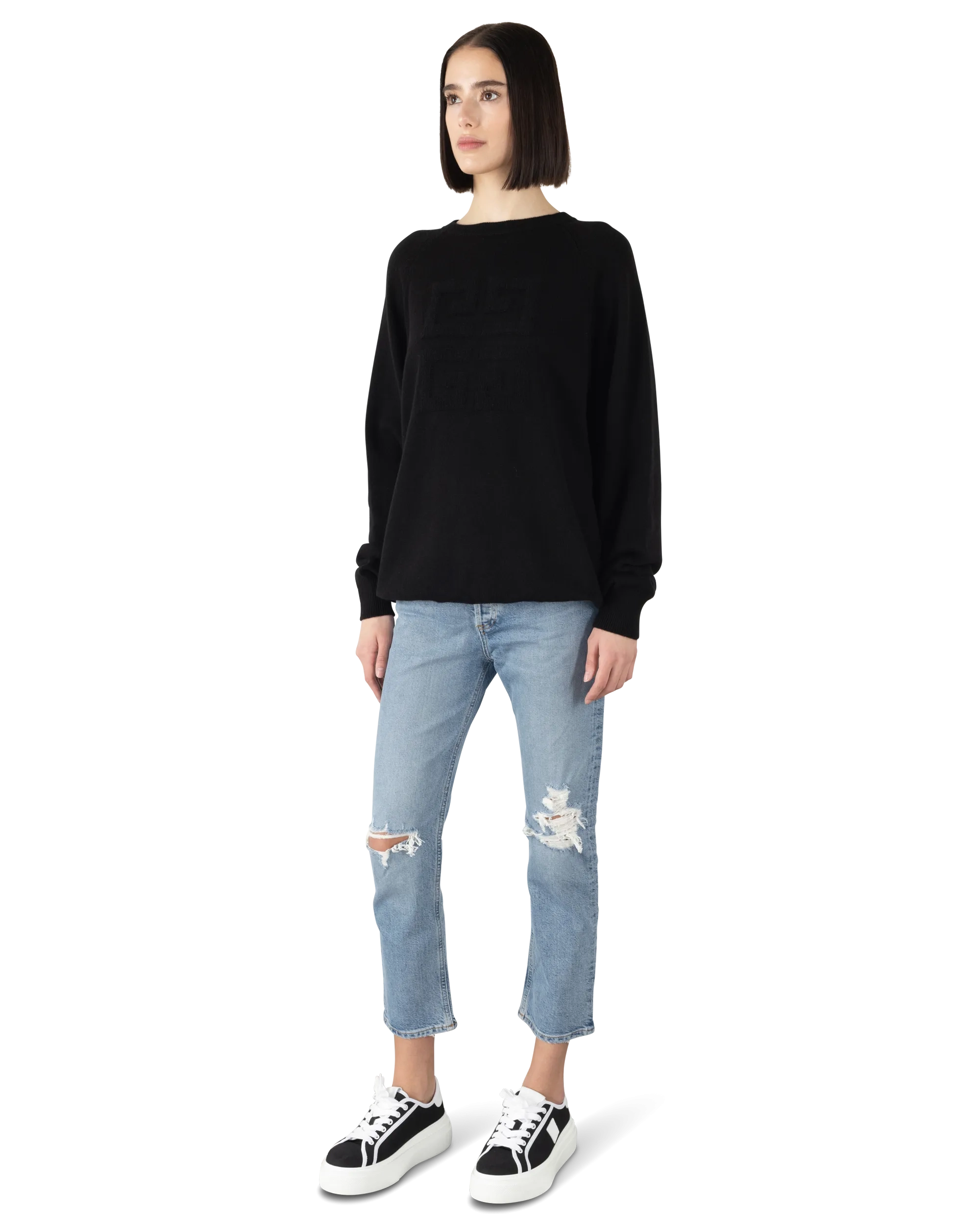 Bi-Color 4G Cashmere Sweater