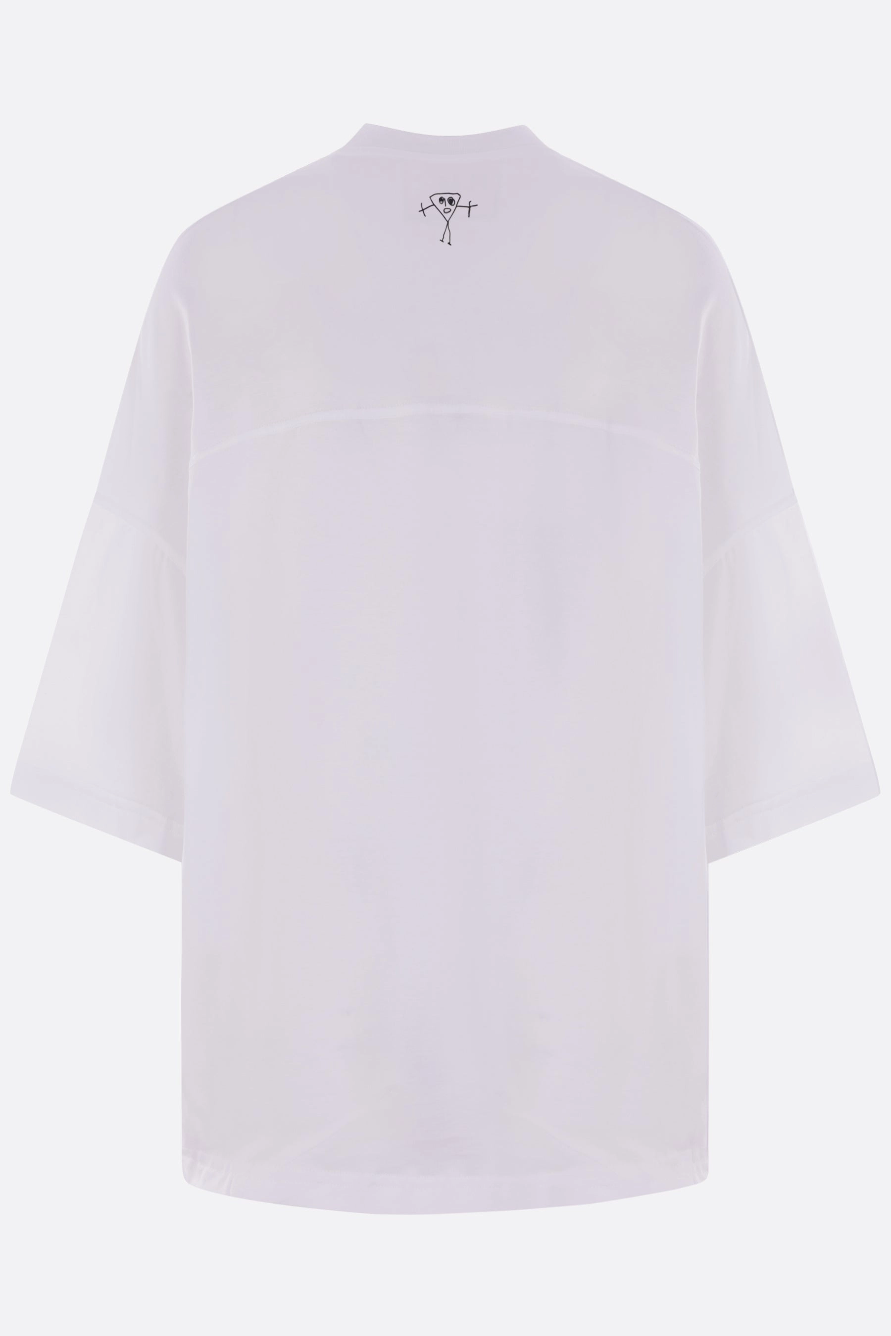 Bianca print cotton oversized t-shirt