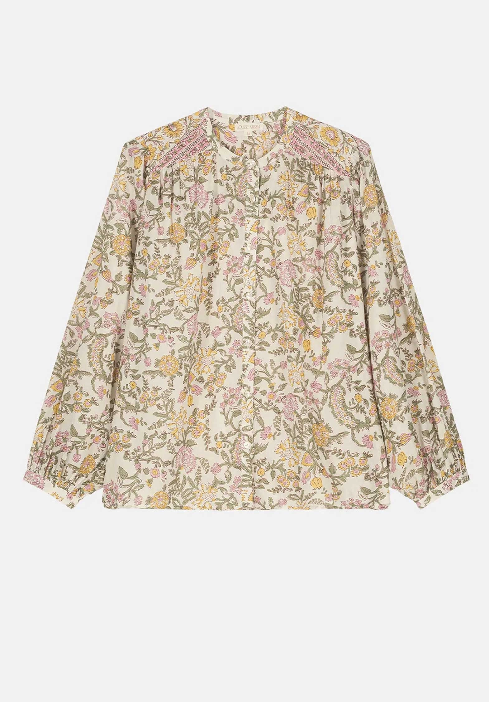 Blouse S0350 Jeanne Cream-Mimosa-Spring
