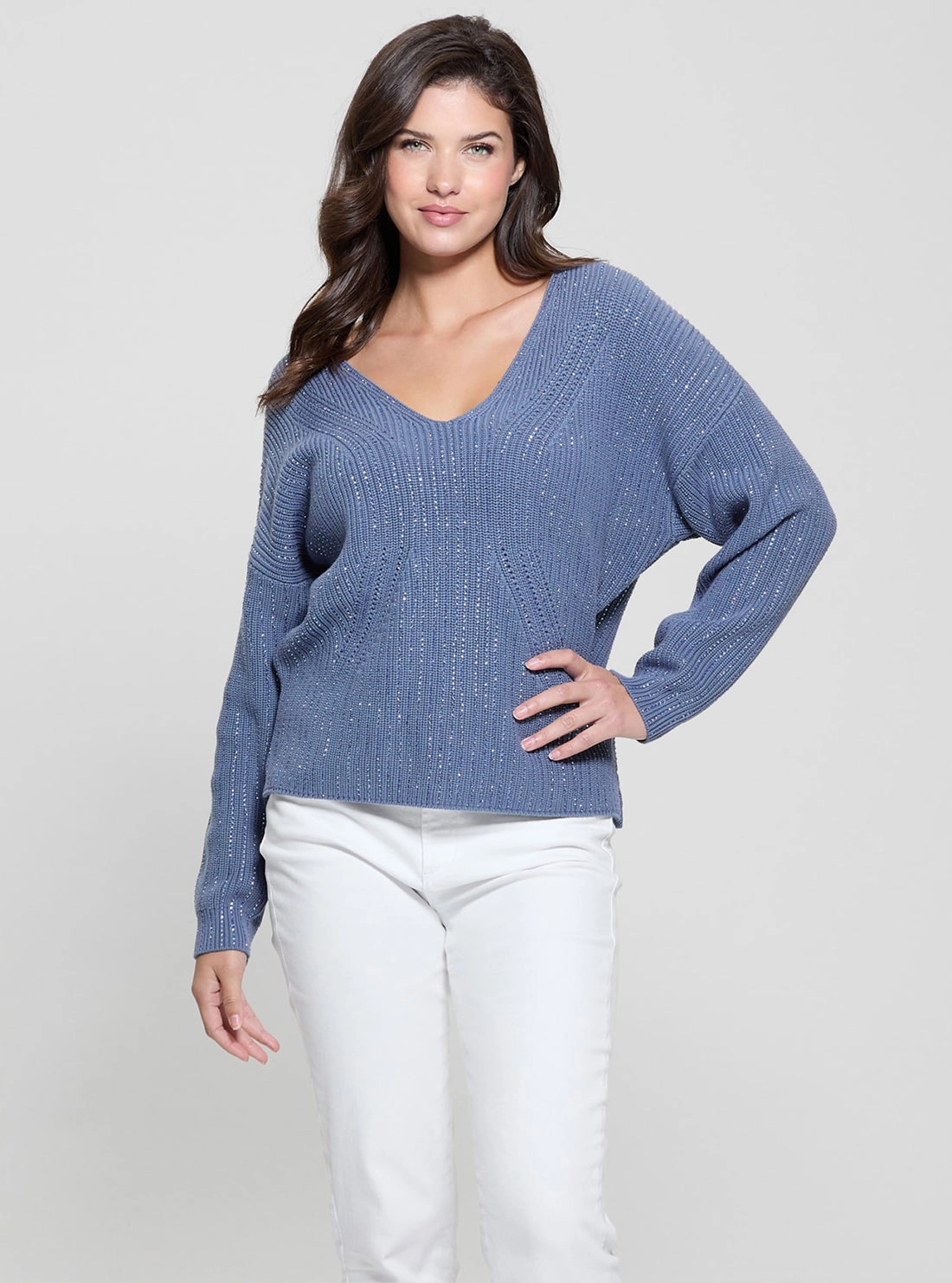 Blue Lorien Knit Top