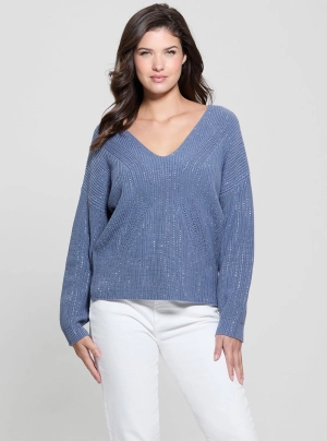 Blue Lorien Knit Top