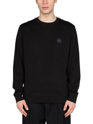 Boss Hugo Boss Logo Patch Crewneck Sweatshirt