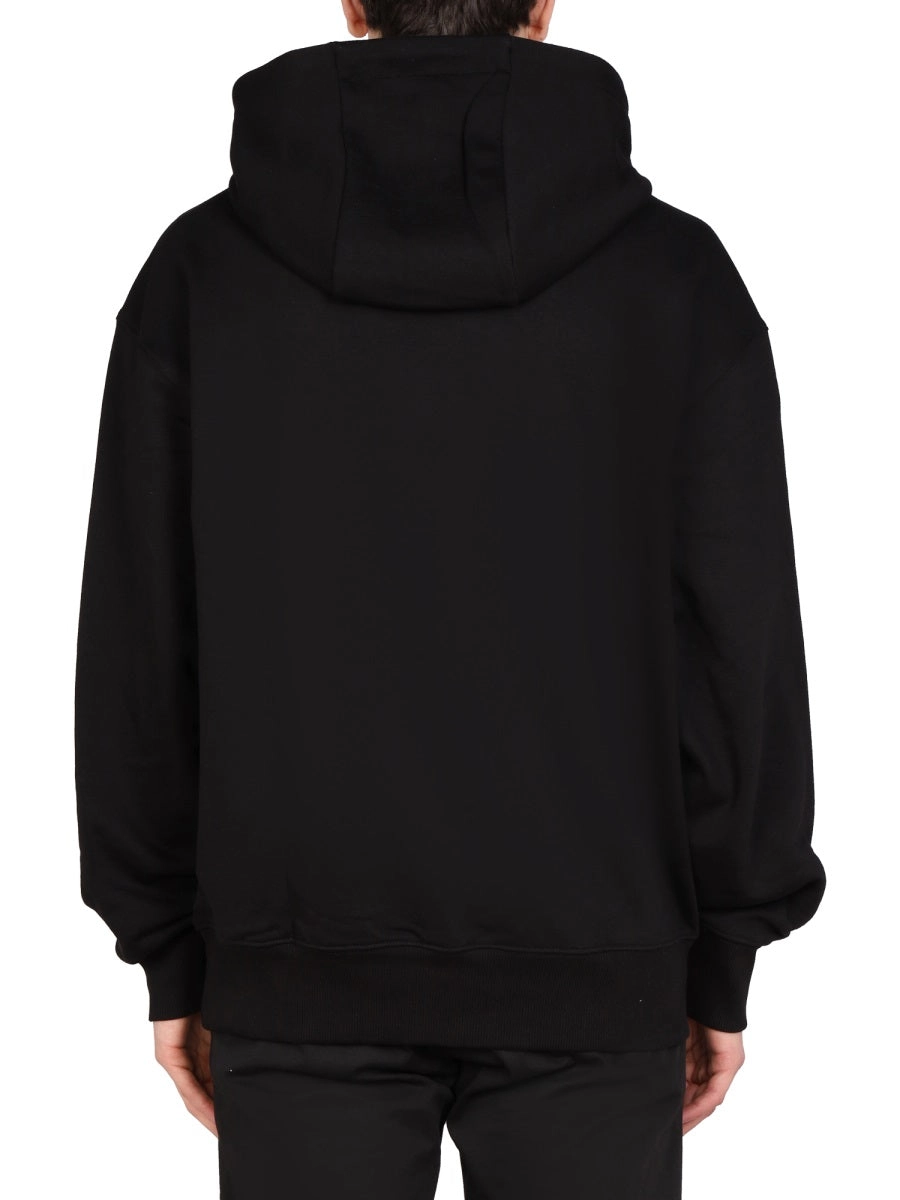 Boss Hugo Boss Logo Print Drawstring Hoodie