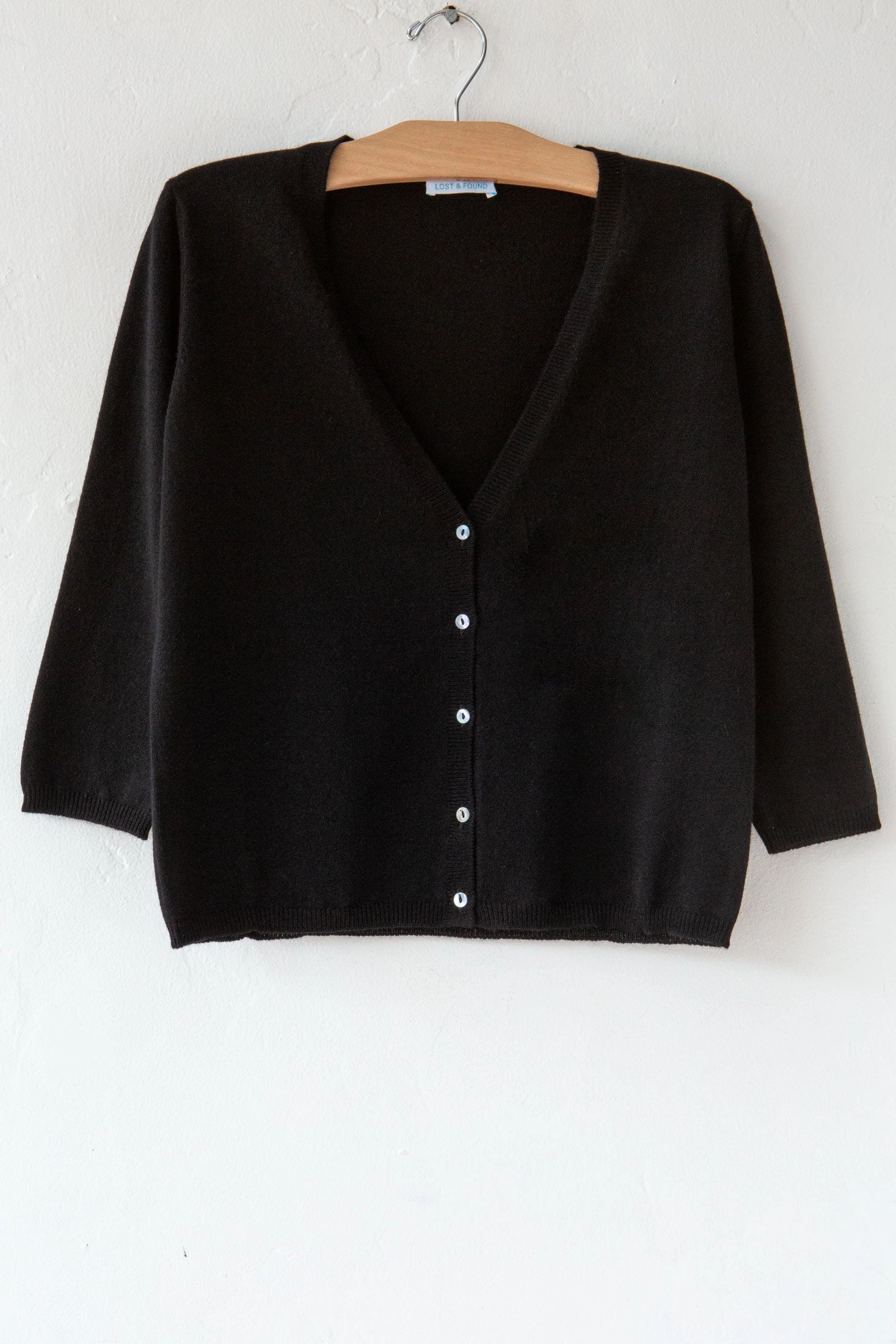 Cashmere Cardigan Black