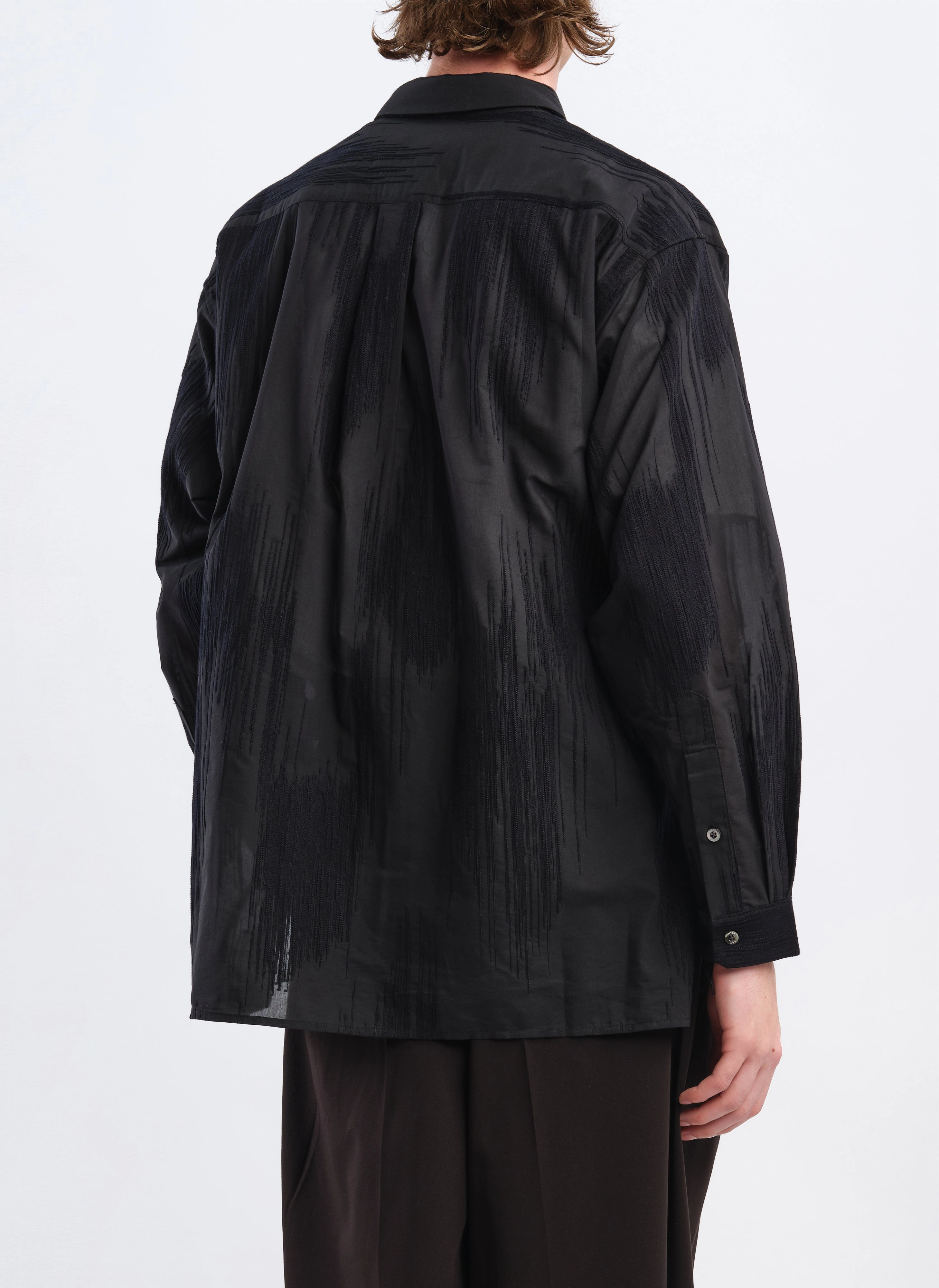 Cotton Embroidery Shirt Jacket