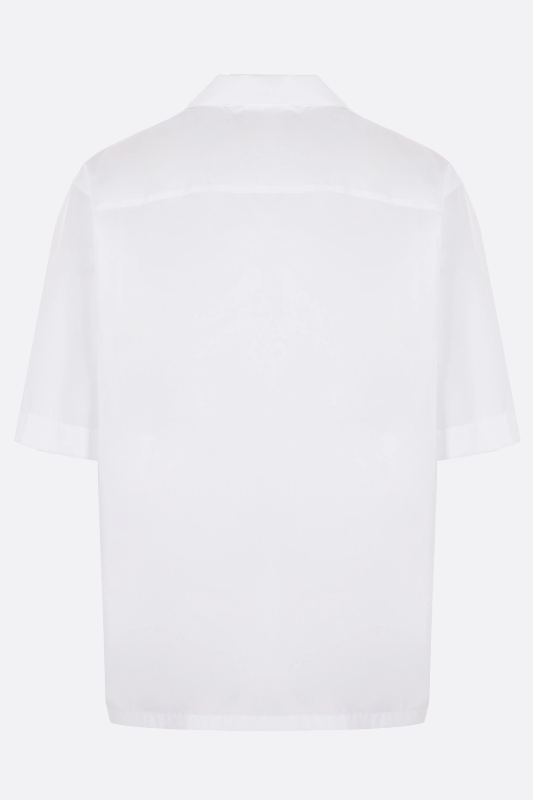 cotton poplin bowling shirt