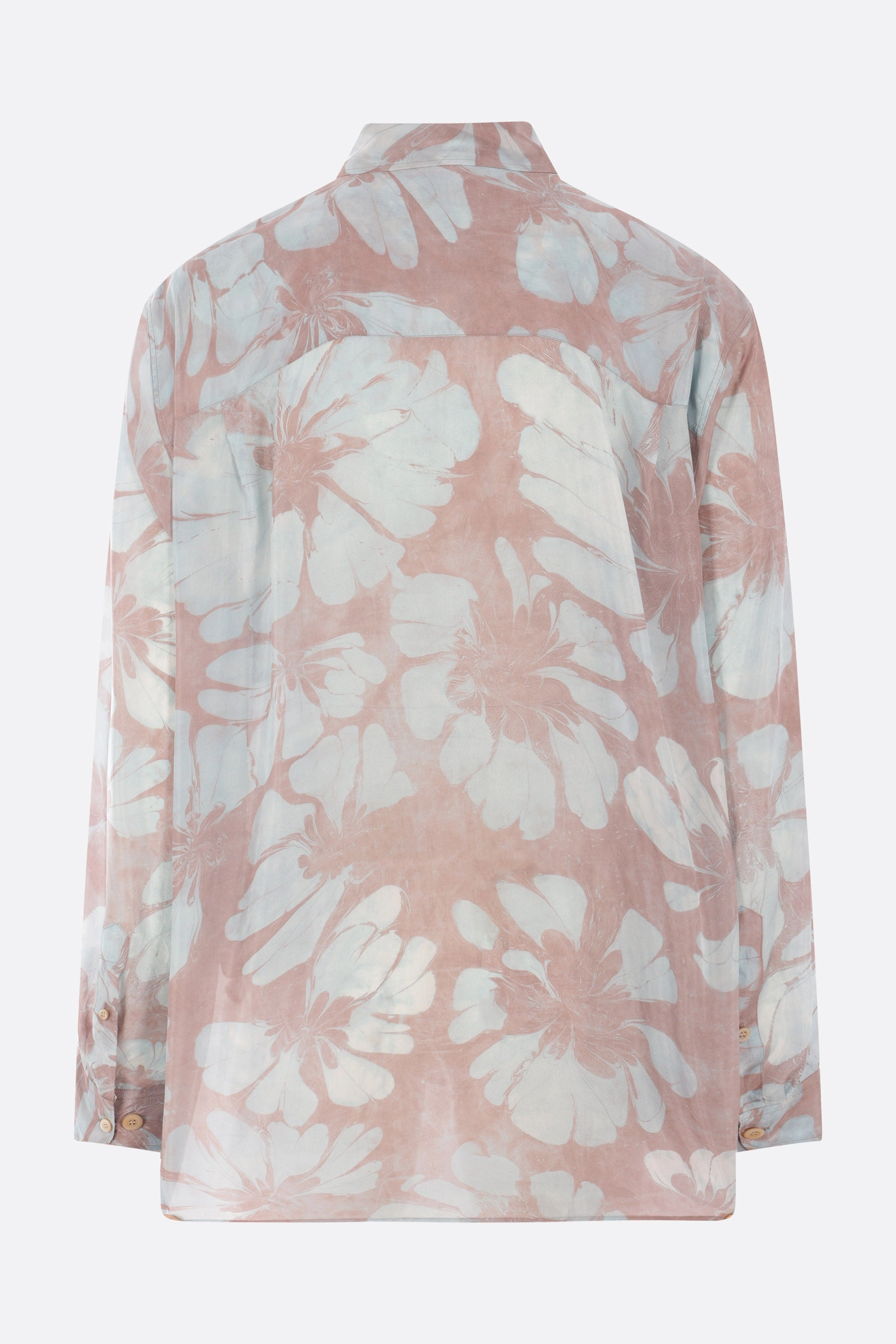 Crowsey oversized shirt in silk