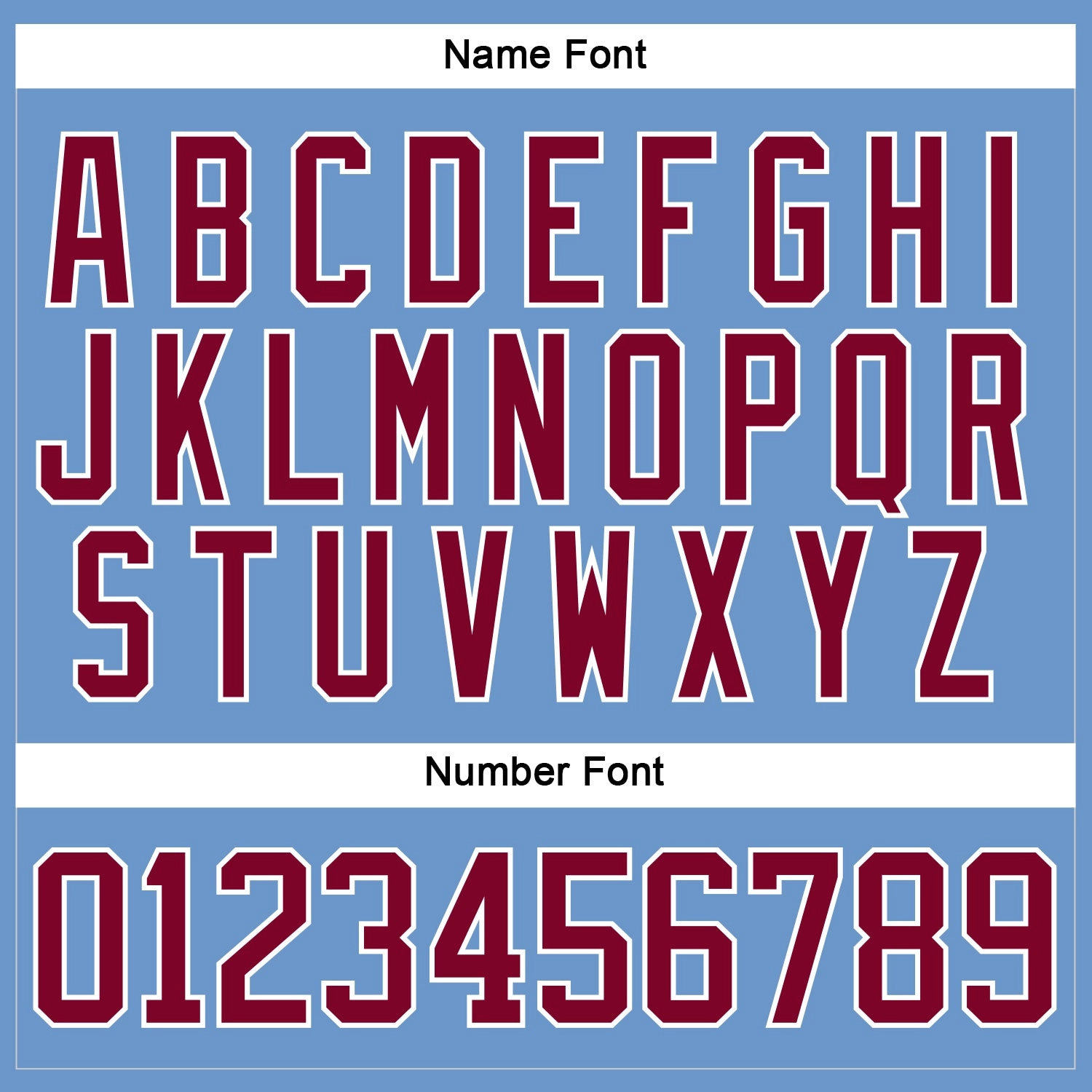 Custom Light Blue Maroon-White Hockey Jersey