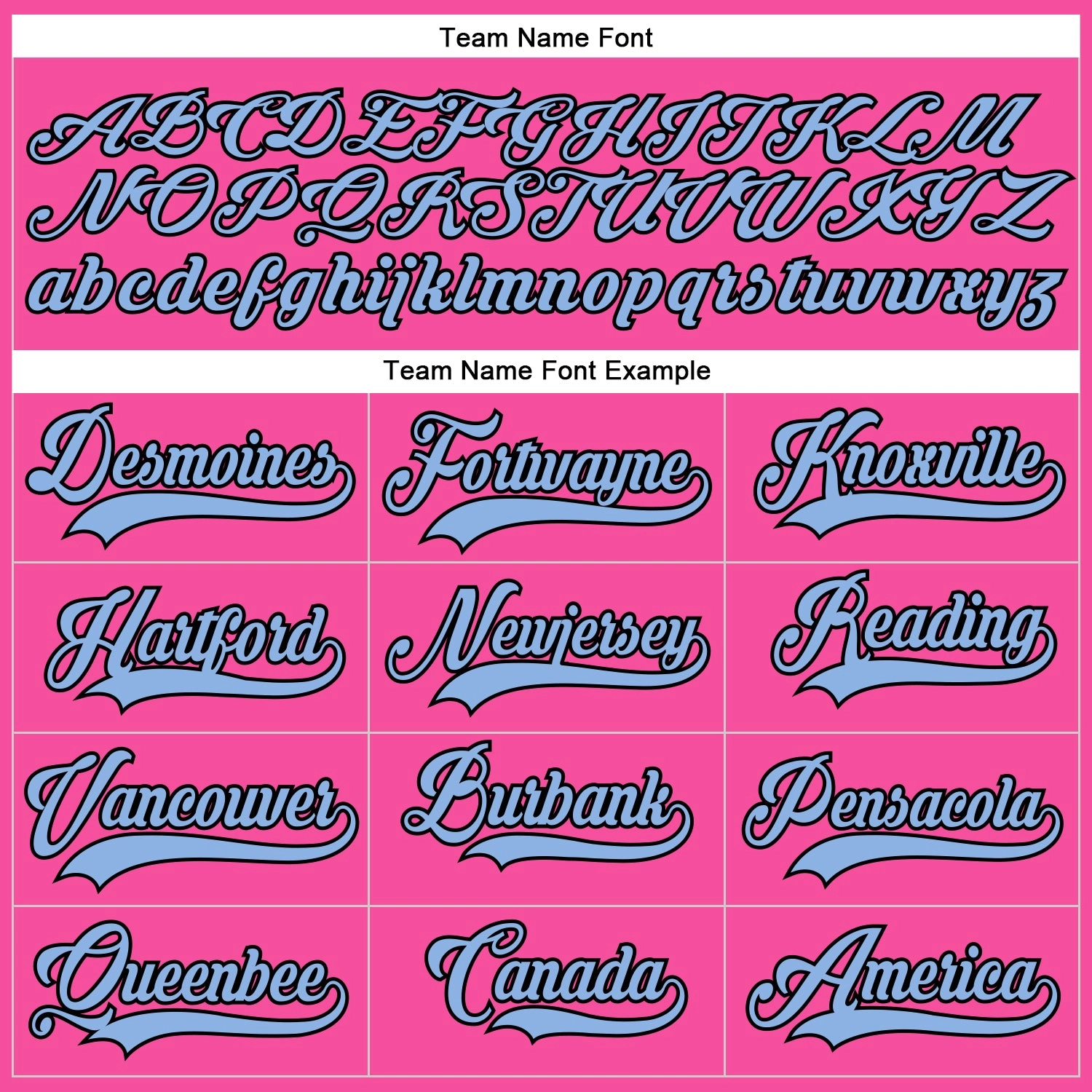 Custom Pink Light Blue-Black Hockey Lace Neck Jersey