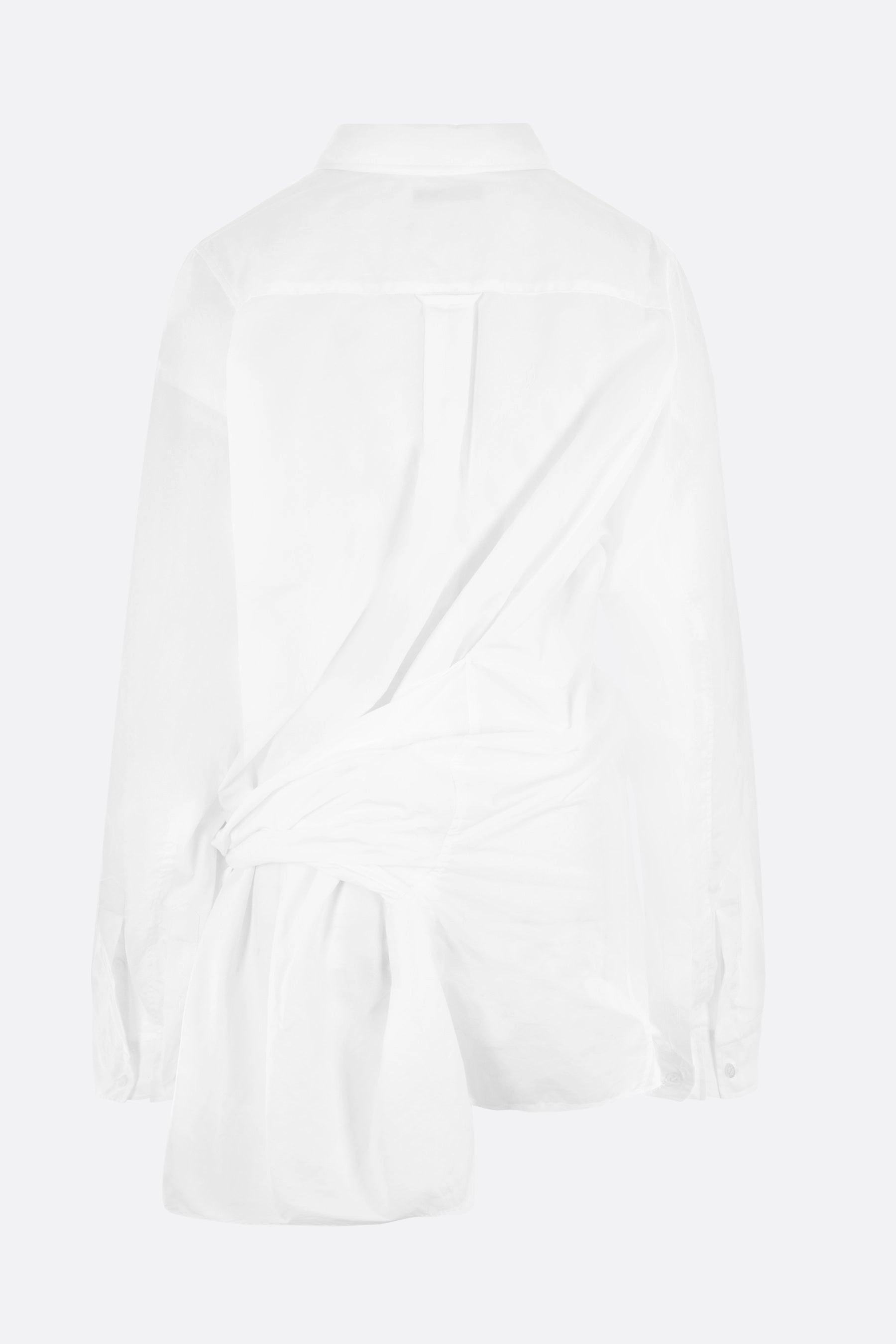Cut-Up poplin shirt