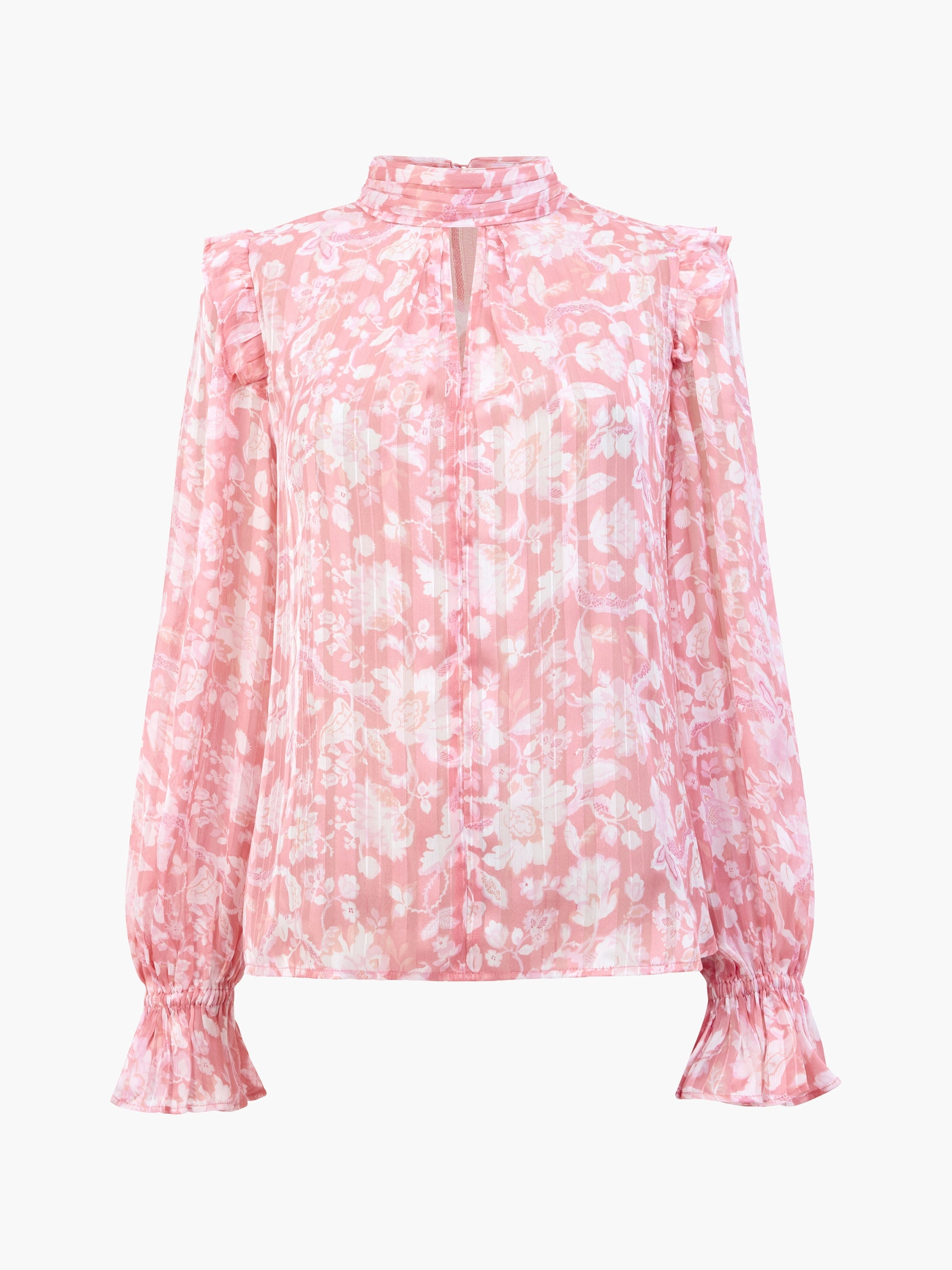 Cynthia Frill Long Sleeve Top