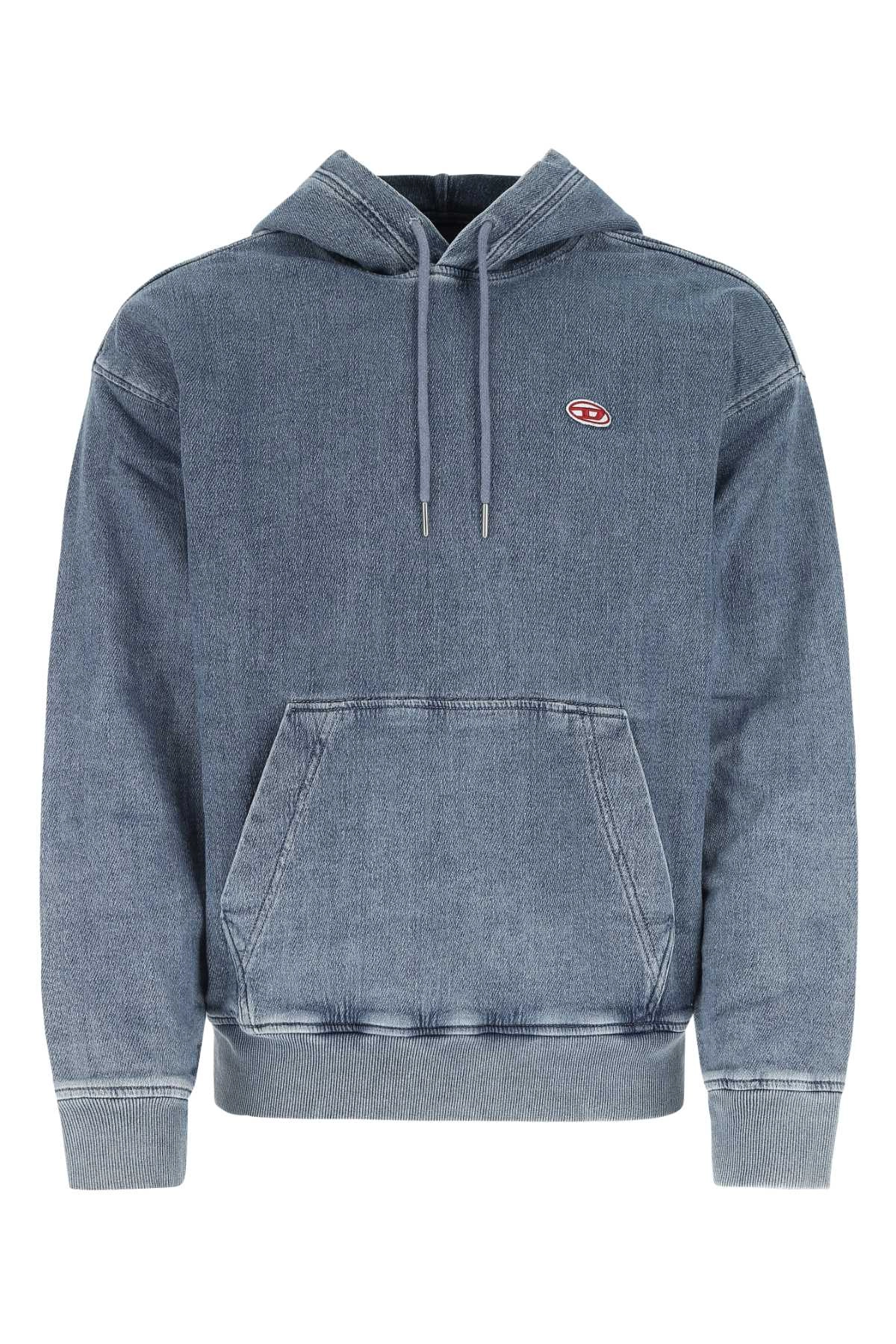 Diesel D-Um-Rib Track Denim Hoodie