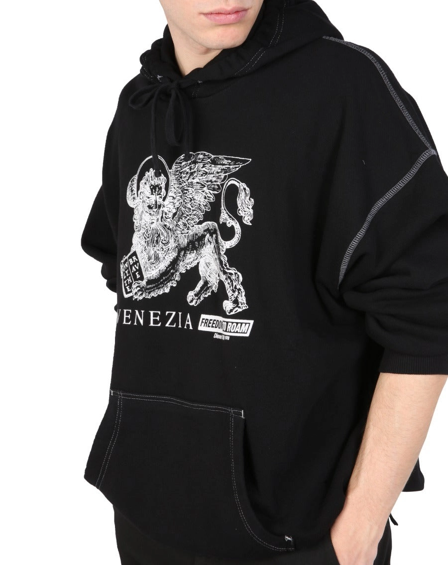 Diesel Graphic Printed Hoodie