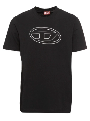 Diesel Logo Printed Crewneck T-Shirt