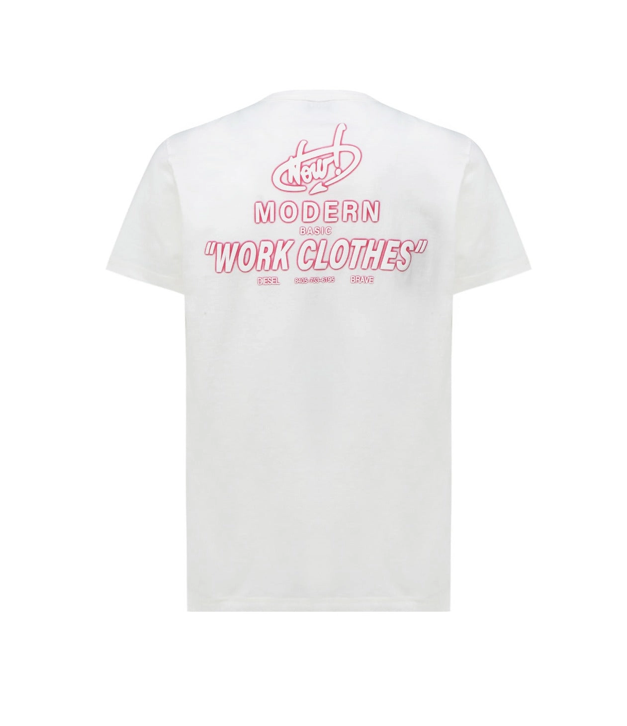 Diesel T-Diegor Logo Printed Crewneck T-Shirt