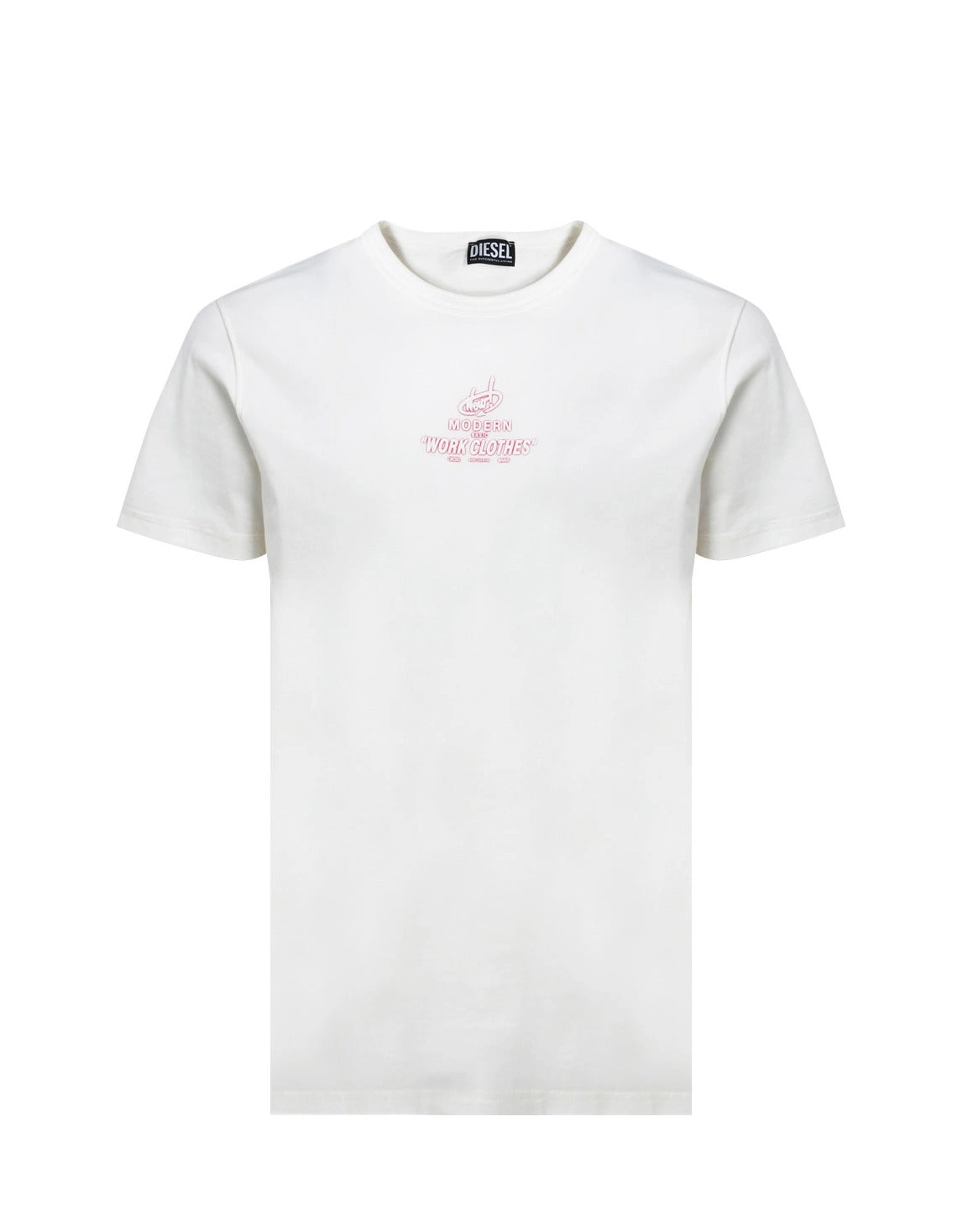 Diesel T-Diegor Logo Printed Crewneck T-Shirt
