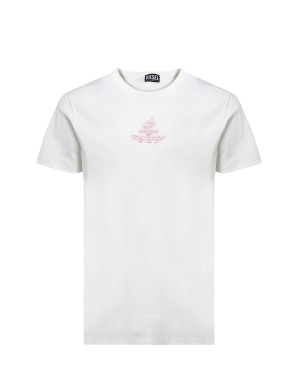 Diesel T-Diegor Logo Printed Crewneck T-Shirt